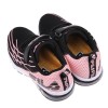 (16~22公分)FILA康特杯系列透氣舒適氣墊粉黑色兒童運動鞋