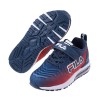 (19~24公分)FILA康特杯英雄藍紅兒童氣墊慢跑運動鞋