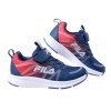(19~24公分)FILA康特杯勇者藍紅兒童輕量慢跑運動鞋