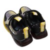 (16~20公分)FILA星星幾何圖案漸層黑黃兒童電燈運動鞋