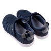 (15~19公分)日本IFME極簡播洲織藍色中童機能水涼鞋