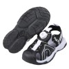 (20~24公分)FILA黑白大童護趾旋鈕運動涼鞋