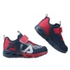 (16~20公分)FILA織紋條紋藍紅兒童電燈運動鞋