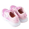 (16~24公分)FILA旋鈕鞋帶流光粉兒童機能運動鞋