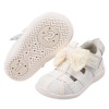 (12.5~15公分)日本IFME蝴蝶結米黃寶寶機能水涼鞋