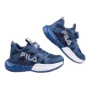 (16~20公分)FILA吸震自信藍色中童運動機能鞋