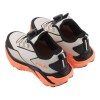 (20~24公分)FILA旋鈕越野灰橘色大童機能運動鞋