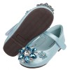 (16~21公分)冰晶鑽石水藍色兒童公主鞋