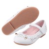 (18~22公分)CONNIFE象牙白色鑽飾兒童公主鞋