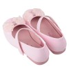 (17.5~22.5公分)台灣製珍珠蝴蝶結兒童公主鞋(粉色/白色)