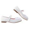 (17.5~22.5公分)台灣製珍珠蝴蝶結兒童公主鞋(粉色/白色)