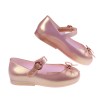 (15.5~18.5公分)Melissa浪漫甜心蝴蝶結粉金色兒童公主鞋香香鞋
