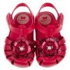 (12.5~17.5公分)ZAXY綺麗牡丹花桃紅色寶寶護趾涼鞋香香鞋