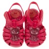 (12.5~17.5公分)ZAXY小熊軟糖桃紅色寶寶護趾涼鞋香香鞋