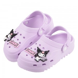 (17.5~24公分)三麗鷗庫洛米紫色兒童布希鞋