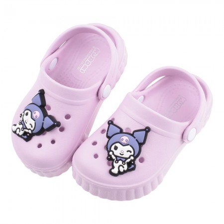 (15~19公分)三麗鷗酷洛米俏皮紫色兒童布希鞋