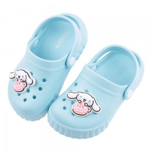 (15~19公分)三麗鷗大耳狗喜拿水藍色兒童布希鞋