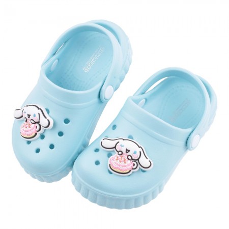 (15~19公分)三麗鷗大耳狗喜拿水藍色兒童布希鞋