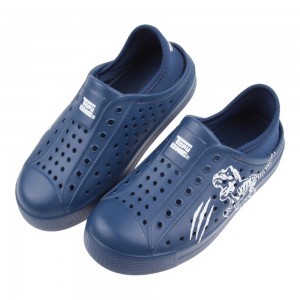 (16~22公分)TOPUONE恐龍藍色中童休閒鞋洞洞鞋