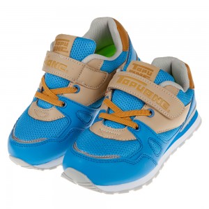 (19~23公分)TOPUONE多彩藍色透氣兒童運動鞋