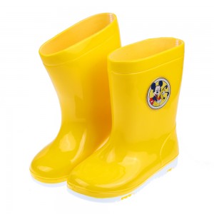 (16~20公分)Disney迪士尼米奇布魯托黃色兒童雨鞋