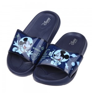 (15~18公分)Disney迪士尼米奇太空人藍色兒童輕量拖鞋