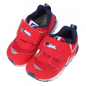 (13~14.5公分)Moonstar日本Hi系列紅藍色寶寶機能學步鞋