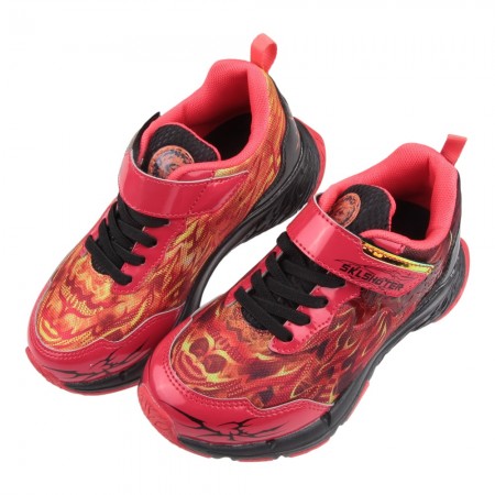 (19~24公分)Moonstar日本月星炫技者火技能3E寬楦紅橘大童機能運動鞋