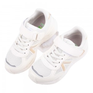 (17~24公分)Moonstar日本月星Hi系列元氣米白中童大童機能運動鞋