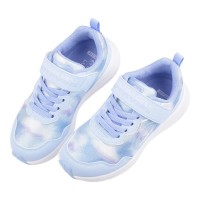 (19~23公分)Moonstar日本月星LUVRUSH輕量水彩藍色大童機能運動鞋