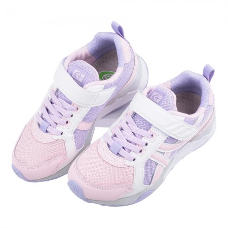 (18~24公分)Moonstar日本月星Hi系列高機能粉紫大童機能運動鞋
