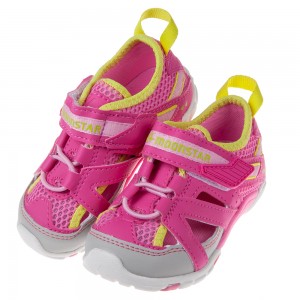 (15~20公分)Moonstar日本粉色極通風透氣兒童機能運動鞋
