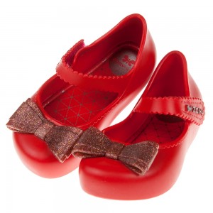 (12.5~17.5公分)ZAXY夢幻蝴蝶結紅色寶寶香香鞋