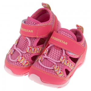 (13~14.5公分)Moonstar日本粉色網布透氣寶寶機能運動鞋