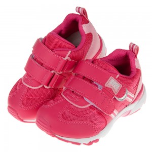 (15~21公分)Moonstar日本3E寬楦桃紅色兒童機能運動鞋