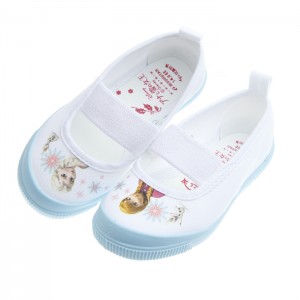 (14~19公分)Disney冰雪奇緣日本製白色兒童室內鞋
