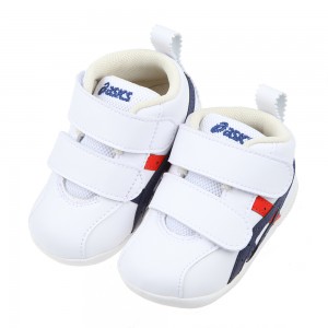 (12~13.5公分)asics亞瑟士AMULEFIRST經典藍白寶寶機能學步鞋