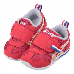 (13~15.5公分)asics亞瑟士IDAHO法國奧運限定款紅色寶寶機能學步鞋