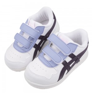 (14~16公分)asics亞瑟士JAPANS潮流白紫寶寶機能學步鞋