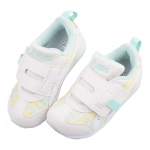 (16~18公分)asics亞瑟士IDAHO花卉綠色中童機能運動鞋