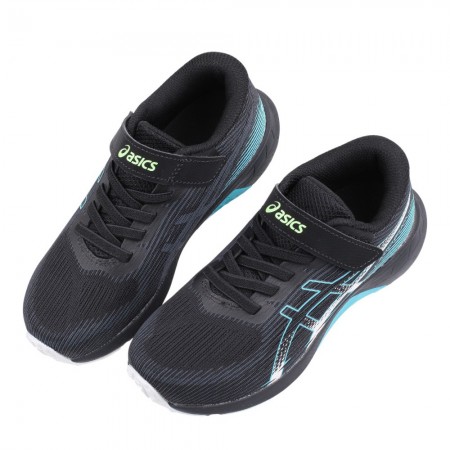 (19~25公分)asics亞瑟士LAZERBEAM晨曦藍光大童機能運動鞋