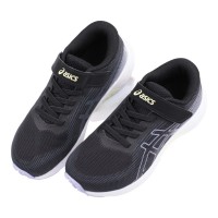 (19~25公分)asics亞瑟士LAZERBEAM極光黑影大童機能運動鞋