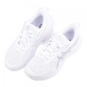 (23~25公分)asics亞瑟士GT1000鞋帶款銀白色大童機能運動鞋