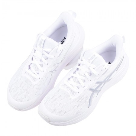 (23~25公分)asics亞瑟士GT1000鞋帶款銀白色大童機能運動鞋