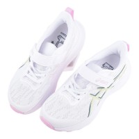 (19.5~22公分)asics亞瑟士GT1000純白綠粉大童機能運動鞋 (19.5~22公分)asics亞瑟士GT1000純白綠粉大童機能運動鞋