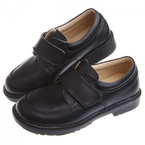 (18~25公分)時尚經典款純黑色男童紳士皮鞋