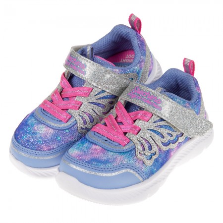 (13~16公分)Skechers亮彩水幻蝴蝶紫色兒童機能運動鞋
