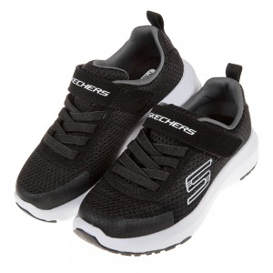 (17~24公分)SKECHERS_DYNAMIC_TREAD黑色兒童運動鞋
