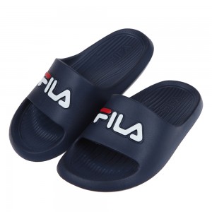 (17~24公分)FILA藍色中童運動拖鞋
