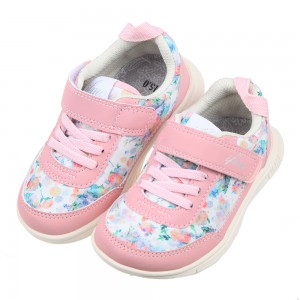 (15~18公分)日本IFME輕量系列粉紅花染兒童機能運動鞋